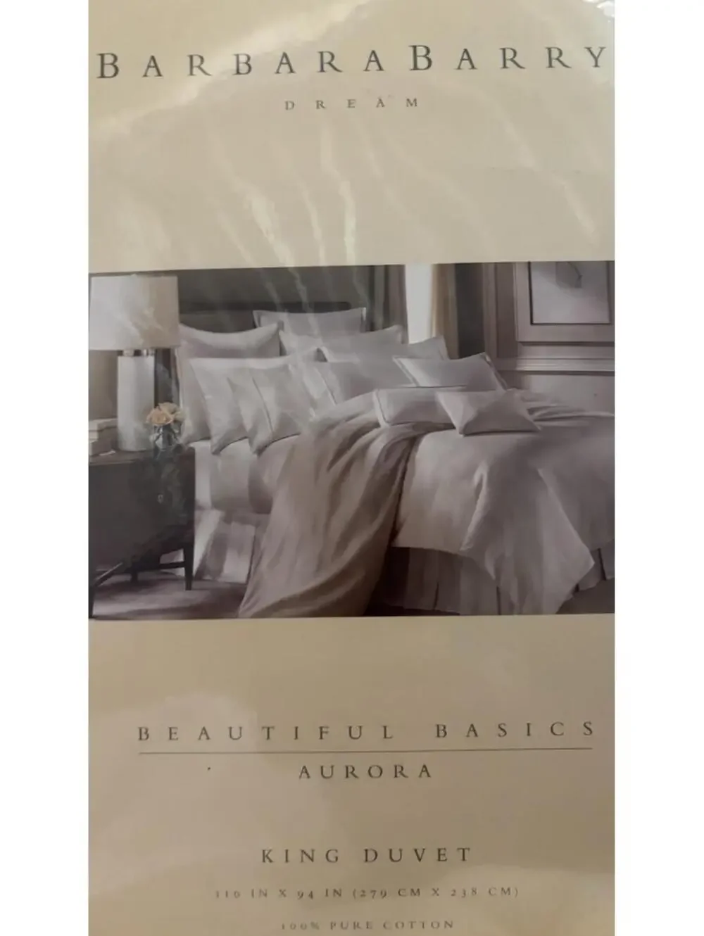 NIP Barbara Barry In Bloom Aurora King Duvet Cover Rt$312